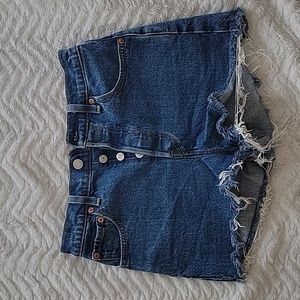 Levi's Premium Ribcage Shorts
